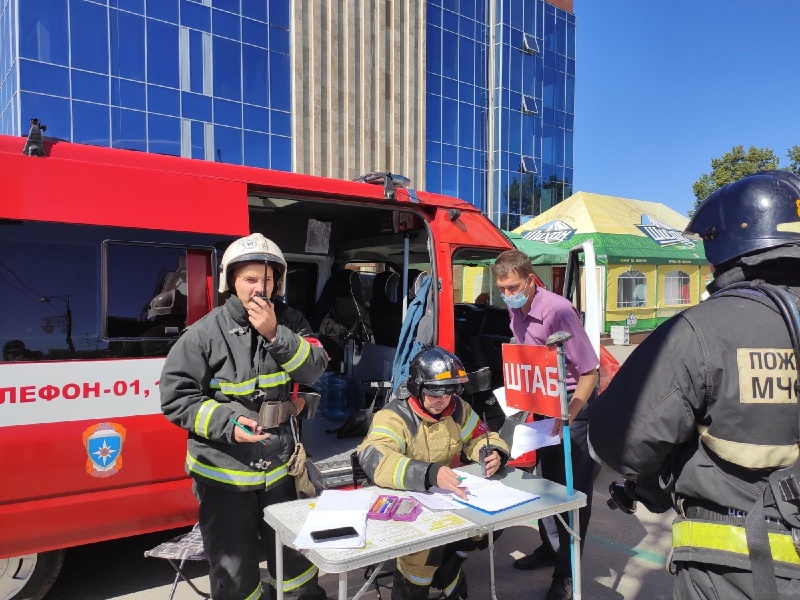 В Перми проведены комплексные пожарно-тактические учения