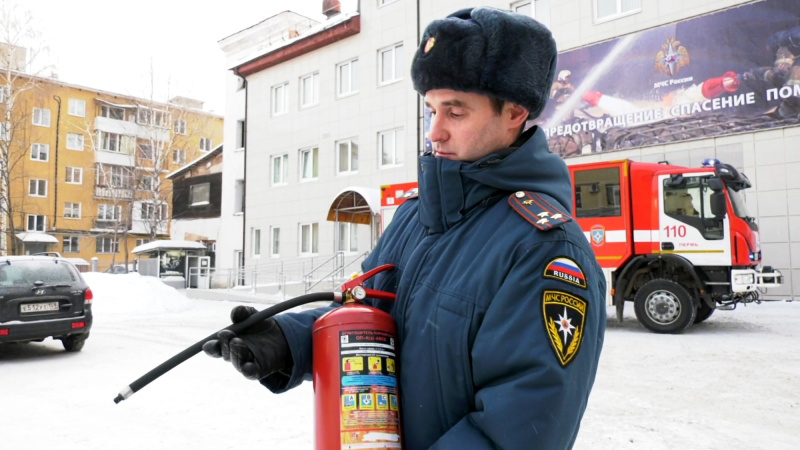 Сюжет телеканала "Ветта" (эфир от 07 февраля 2023 года) "День рождения огнетушителя"